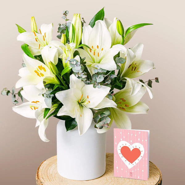 Bright Beginnings - White Lilies