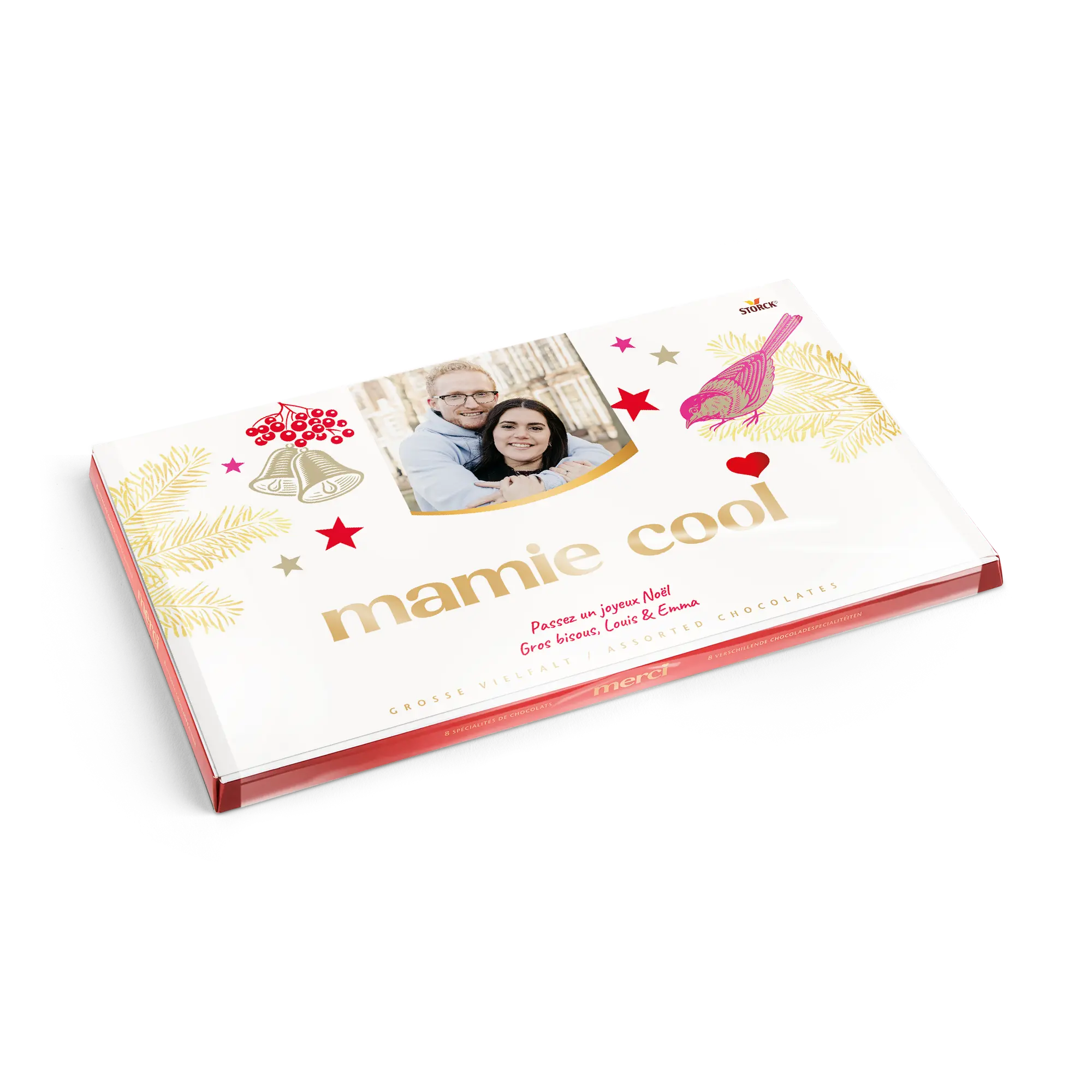 Merci chocolate with card - 400 grams – Curierul cu Flori