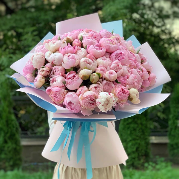 Buchet din 101 Bujori