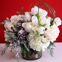 Aranjament Alb de Craciun